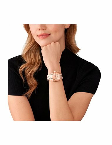 萬年鐘錶 - Michael Kors /  MK女錶  時尚玫瑰金三眼女錶  MK7324  錶徑38MM