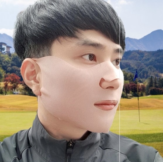 男女適用【現貨】韓流防曬聖品/韓國美妝知名品牌/ 防曬兼保濕保養「高爾夫戶外防曬面膜」/人氣網紅推薦，KLPGA推薦/#MWA1120053