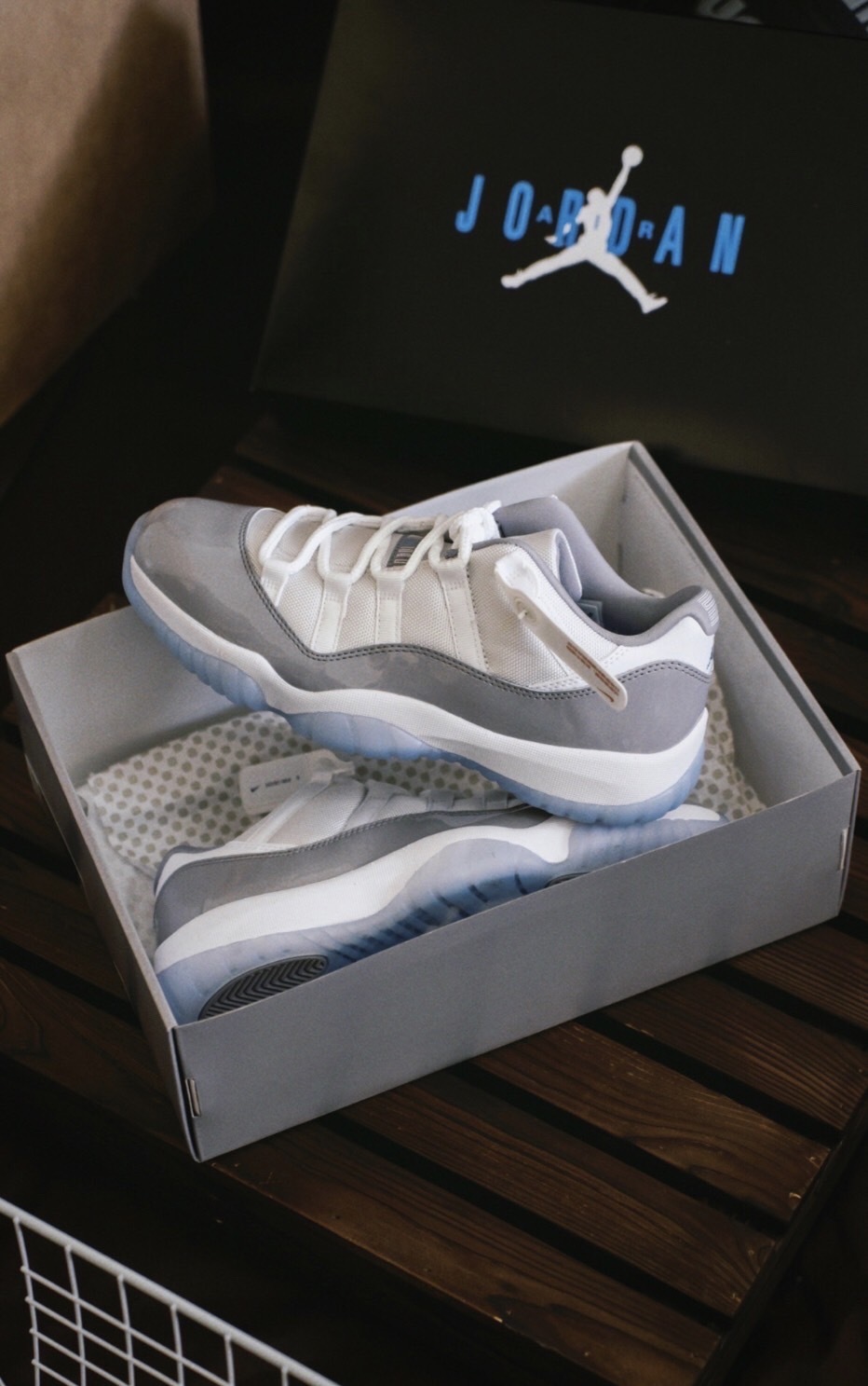 【APAIR】預購 Nike Air Jordan 11 Retro Low "Cement Grey" 水泥灰 AV2187-140(男款)/528896-140(GS)