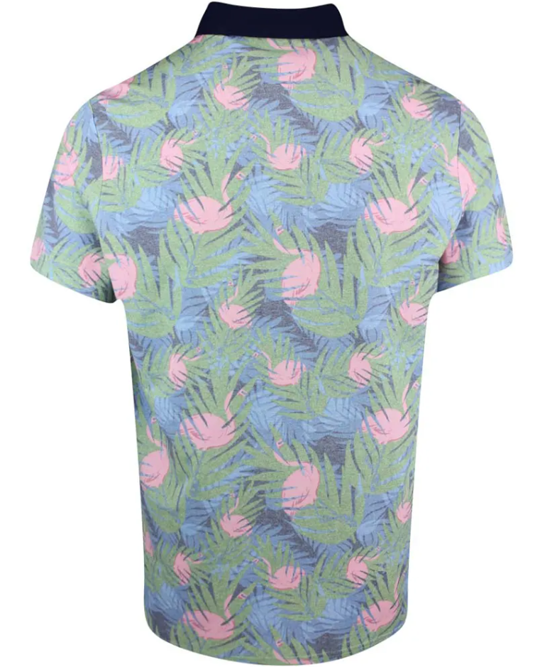 男【現貨】Original Penguin / 正品折扣 Golf Shirt - Filtered Flamingo Print 短袖 / S073
