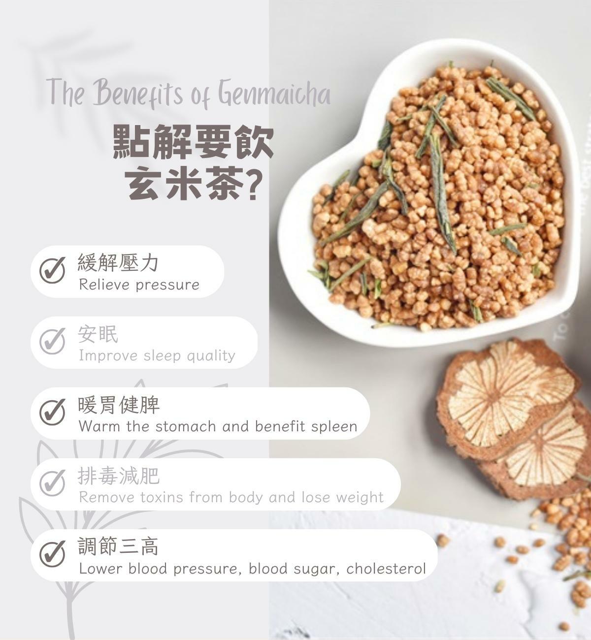 玄米茶 (150g/1pc) 促進血液循環，健脾開胃