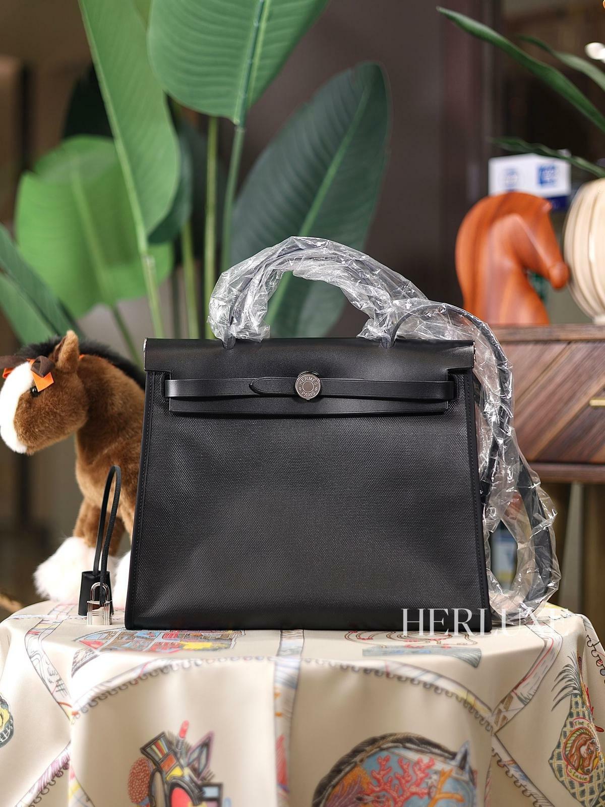 Herbag 31 89 noir ck waterproof canvas W