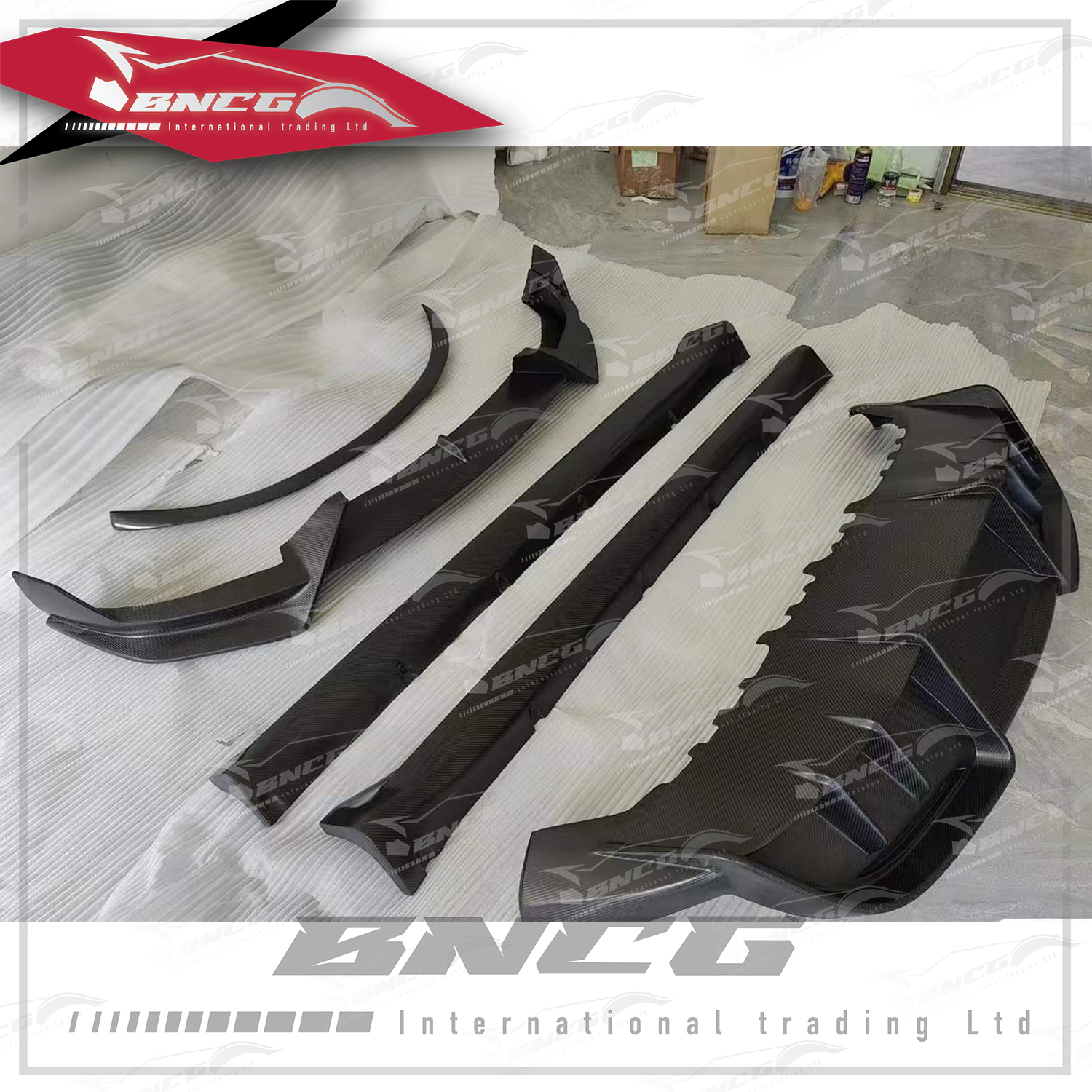 特斯拉 Tesla Model Y 改裝 卡夢 碳纖維 空力套件 Adro款 前下巴 側裙 後下巴 尾翼