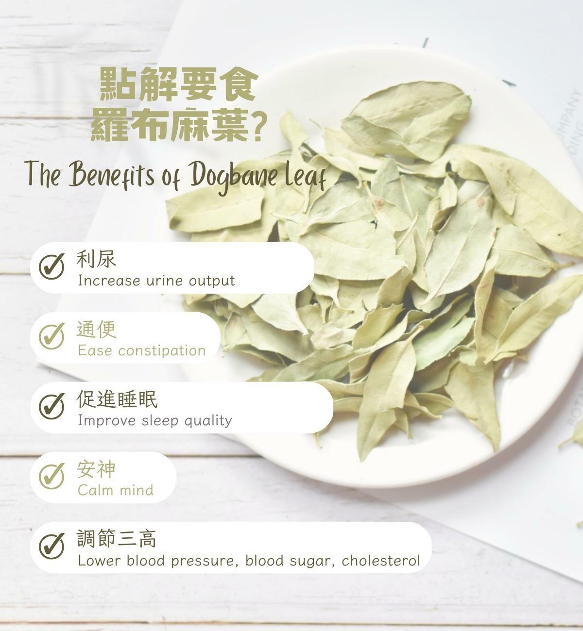 羅布麻葉 (40g/1pc) 平肝安神 清熱利水 調節三高 心悸失眠