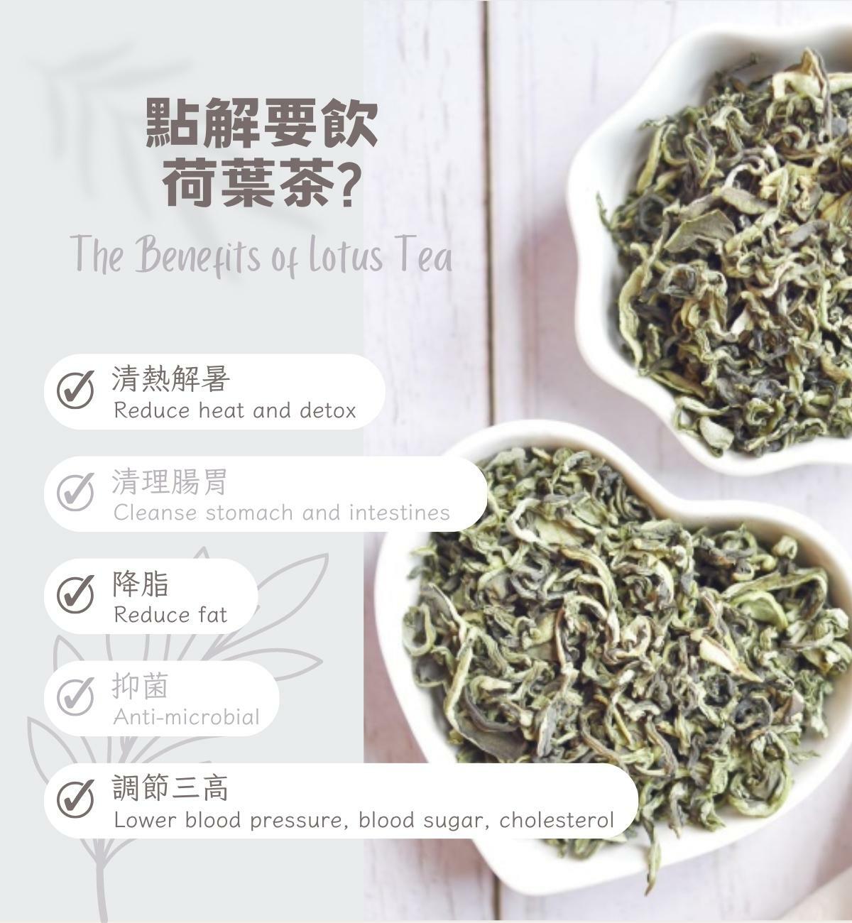 荷葉茶 (40g/1pc) 降脂 清理腸胃 清熱解暑 升發清陽 涼血止血