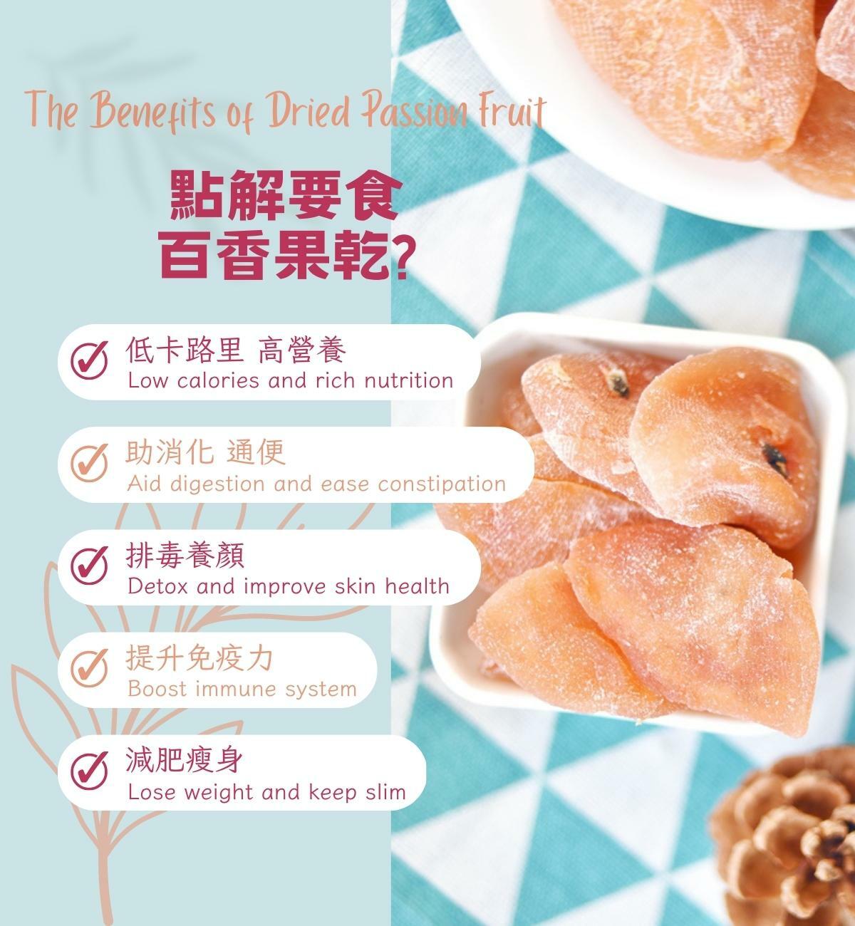 百香果乾 (150g/1pc) 生津利咽 潤腸通便 排毒養顏