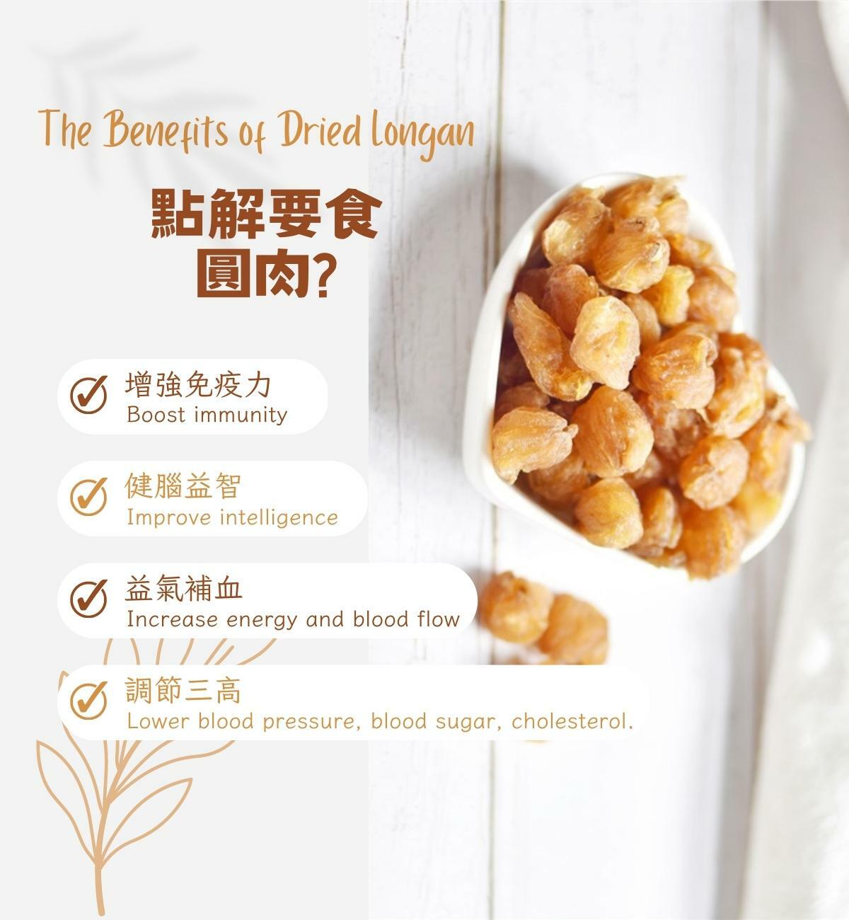 圓肉 (150g/1pc) 補養心肺 健腦益智 補血安神 增強免疫力