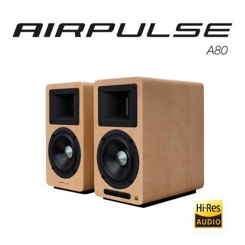 AIRPULSE A80 主動式喇叭 書架式喇叭