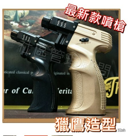 【HONEST】百誠最新款噴槍(獵鷹造型)，雪茄、烘培、野外、艾炙 專用充氣打火機，送禮自用兩相宜