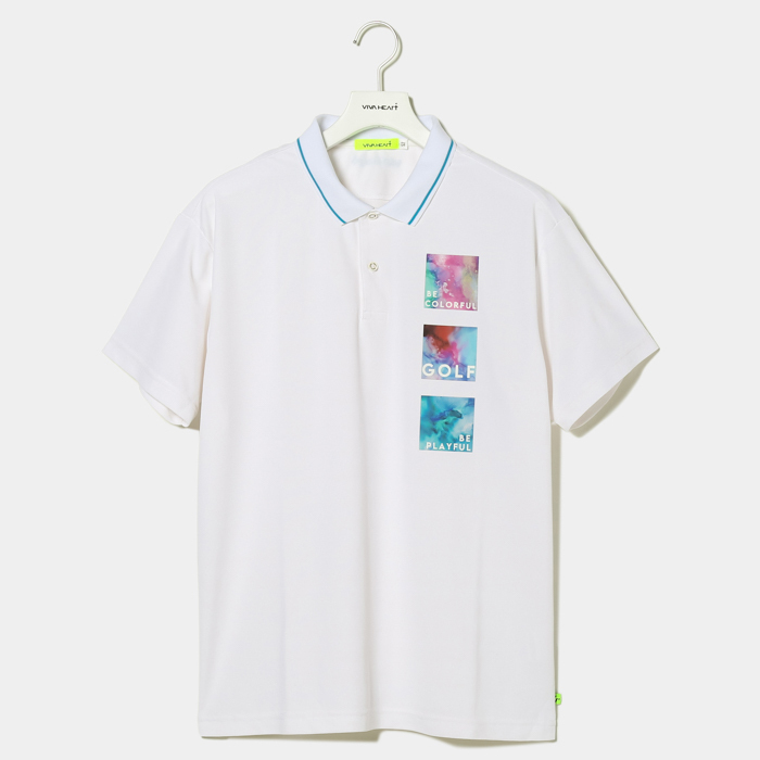 男士 酒精水墨藝術POLO衫