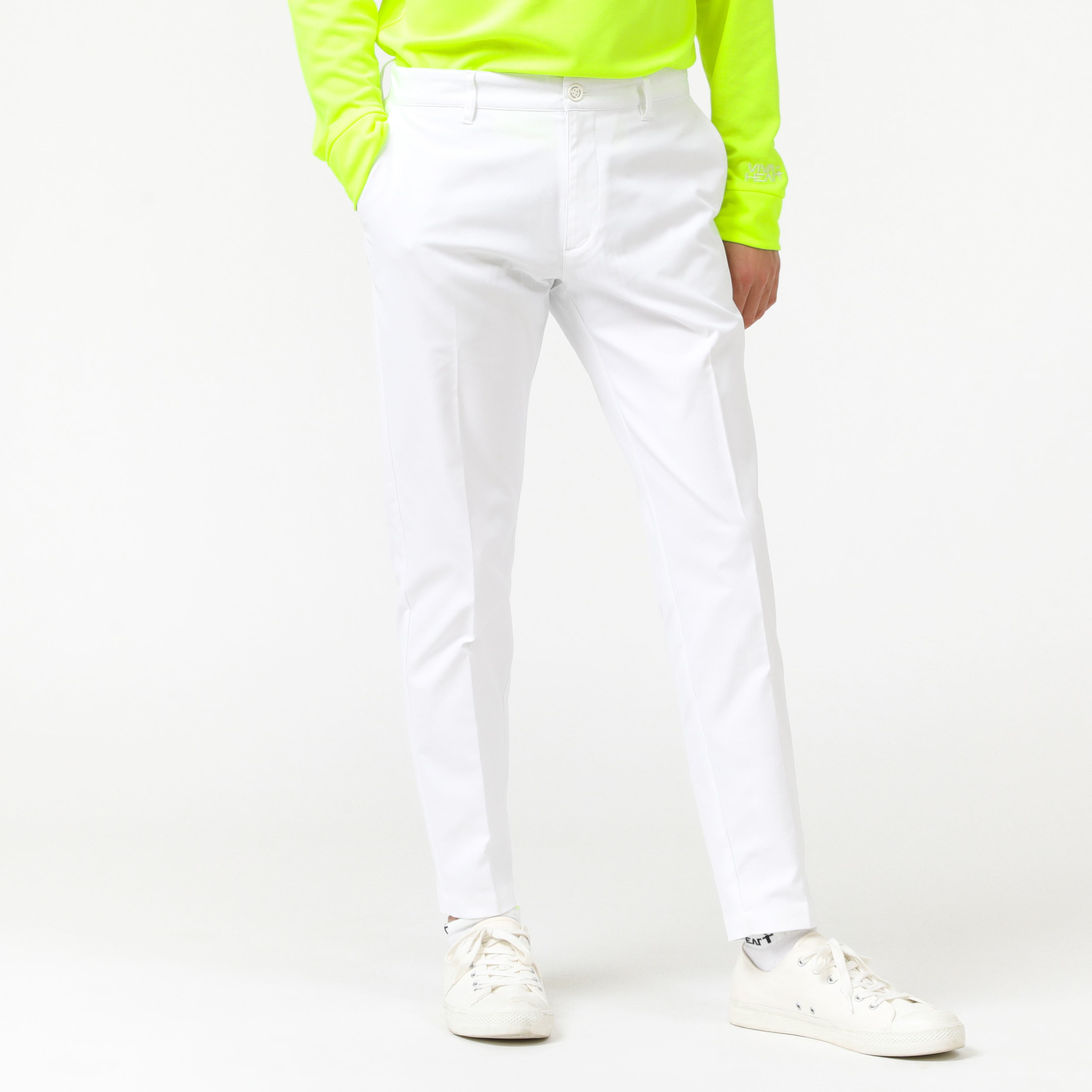 男士 彈力錐形長褲