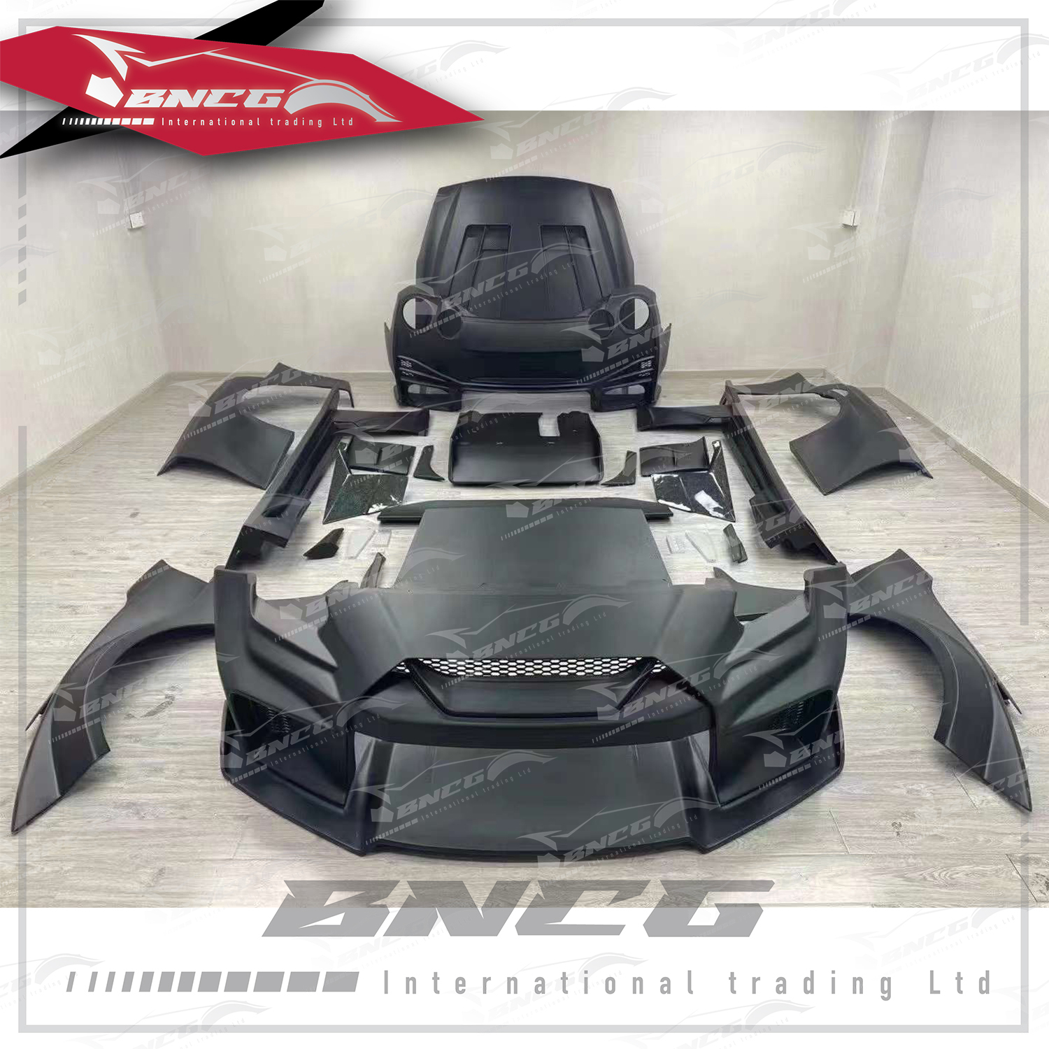 日產 Nissan 東瀛戰神 GTR R35 10-16年式 改裝 玻璃纖維 外觀件 空力套件 LB-3款 寬體