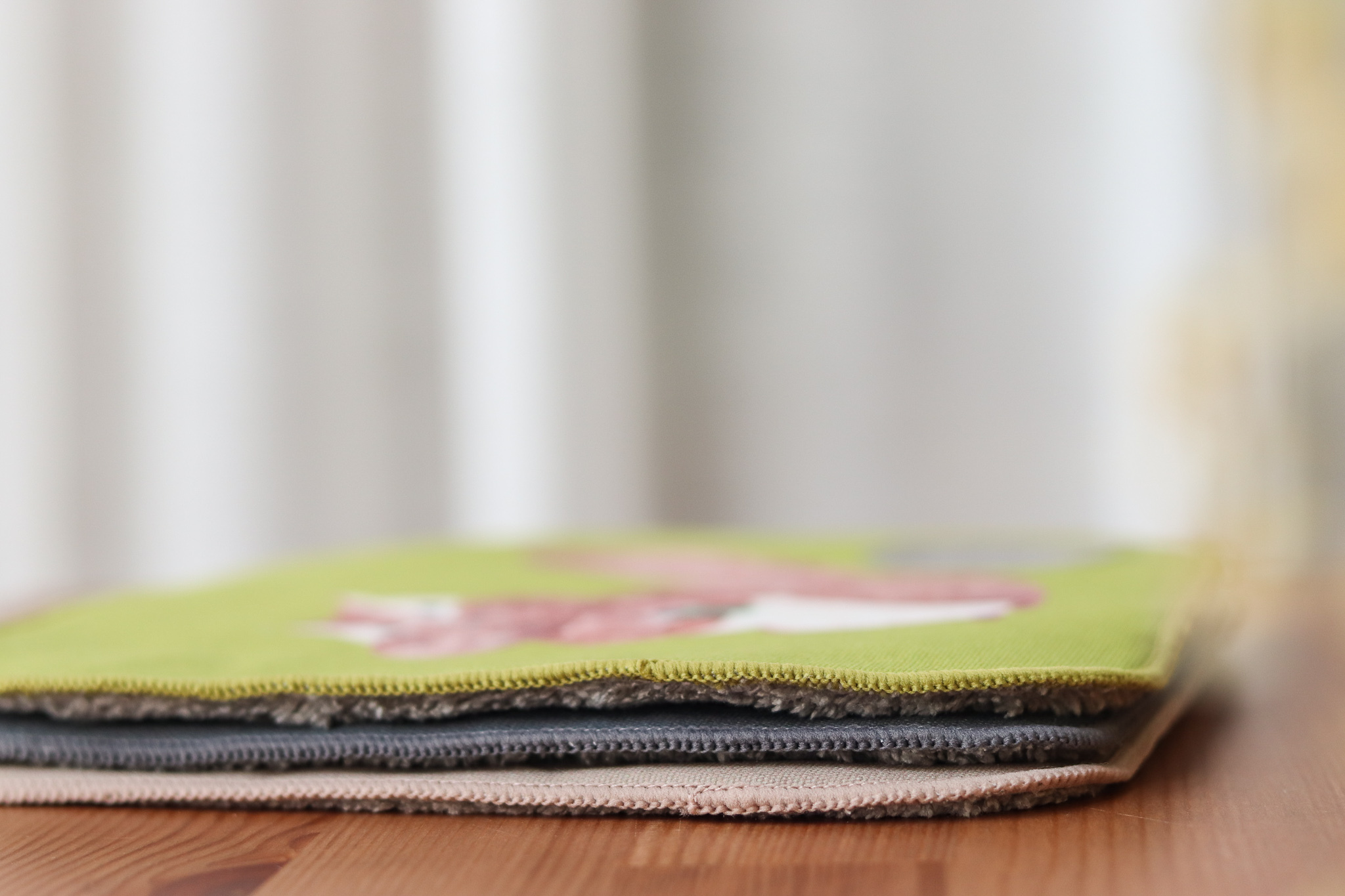 松尾美雪 動物插畫 小方巾