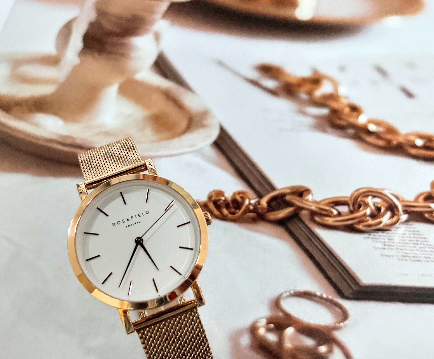 【ROSEFIELD】歐風美學簡約時尚必備單品腕錶 MWR-M42 38mm 現代鐘錶