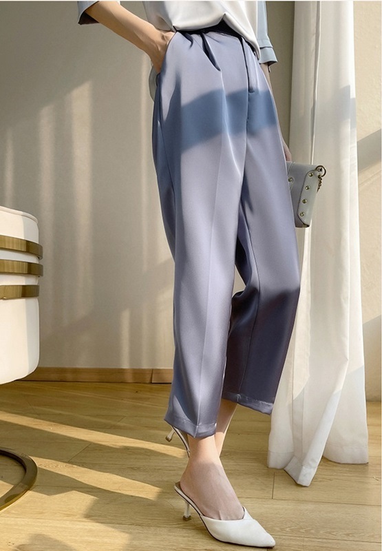 純色九分西裝褲 五色