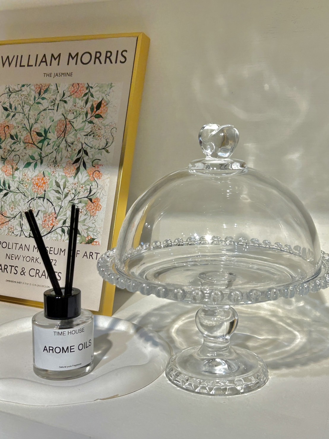 《1918》愛心高腳玻璃甜點展示盤