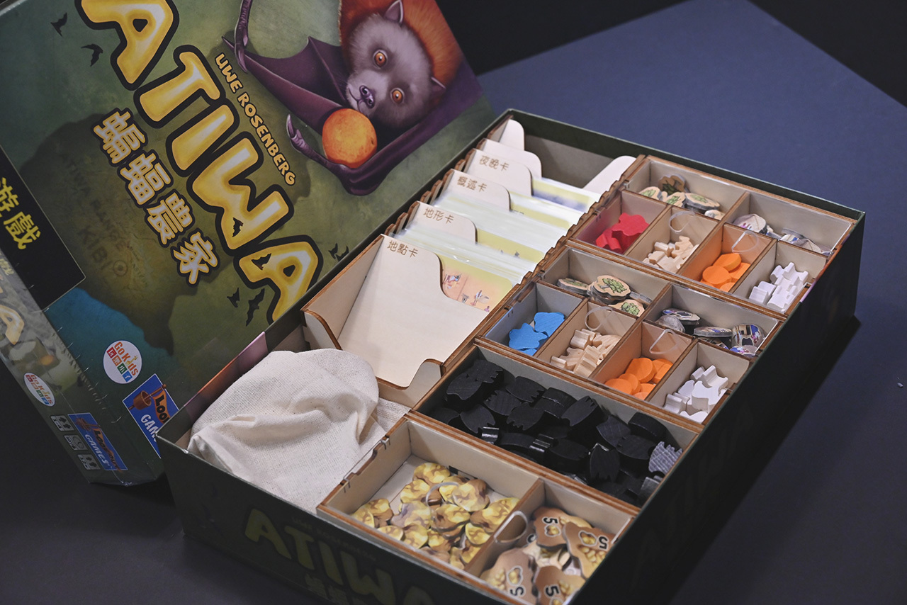 烏鴉盒子 蝙蝠農家 Atiwa 桌遊收納盒