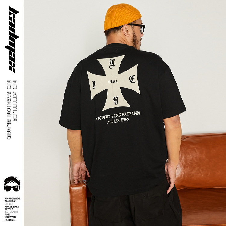 KADMAX大尺碼-潮牌短袖T恤〈CSTS0091〉