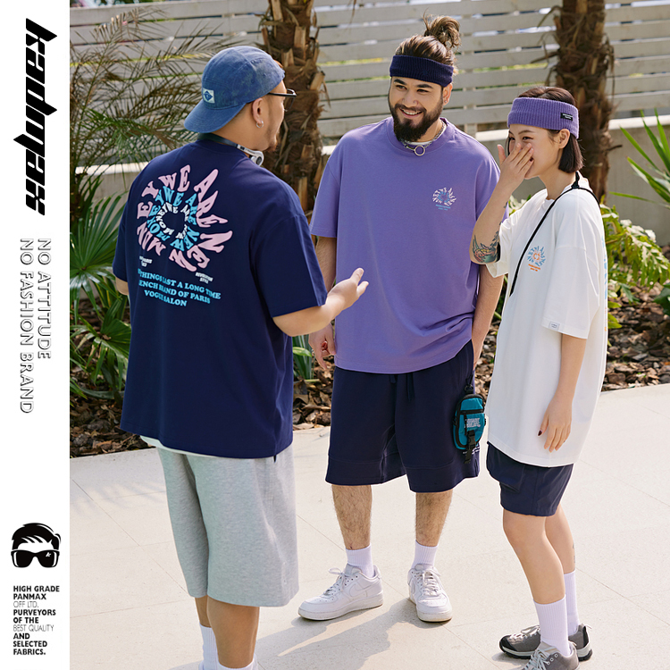 KADMAX大尺碼-潮牌短袖T恤〈CSTS0095〉