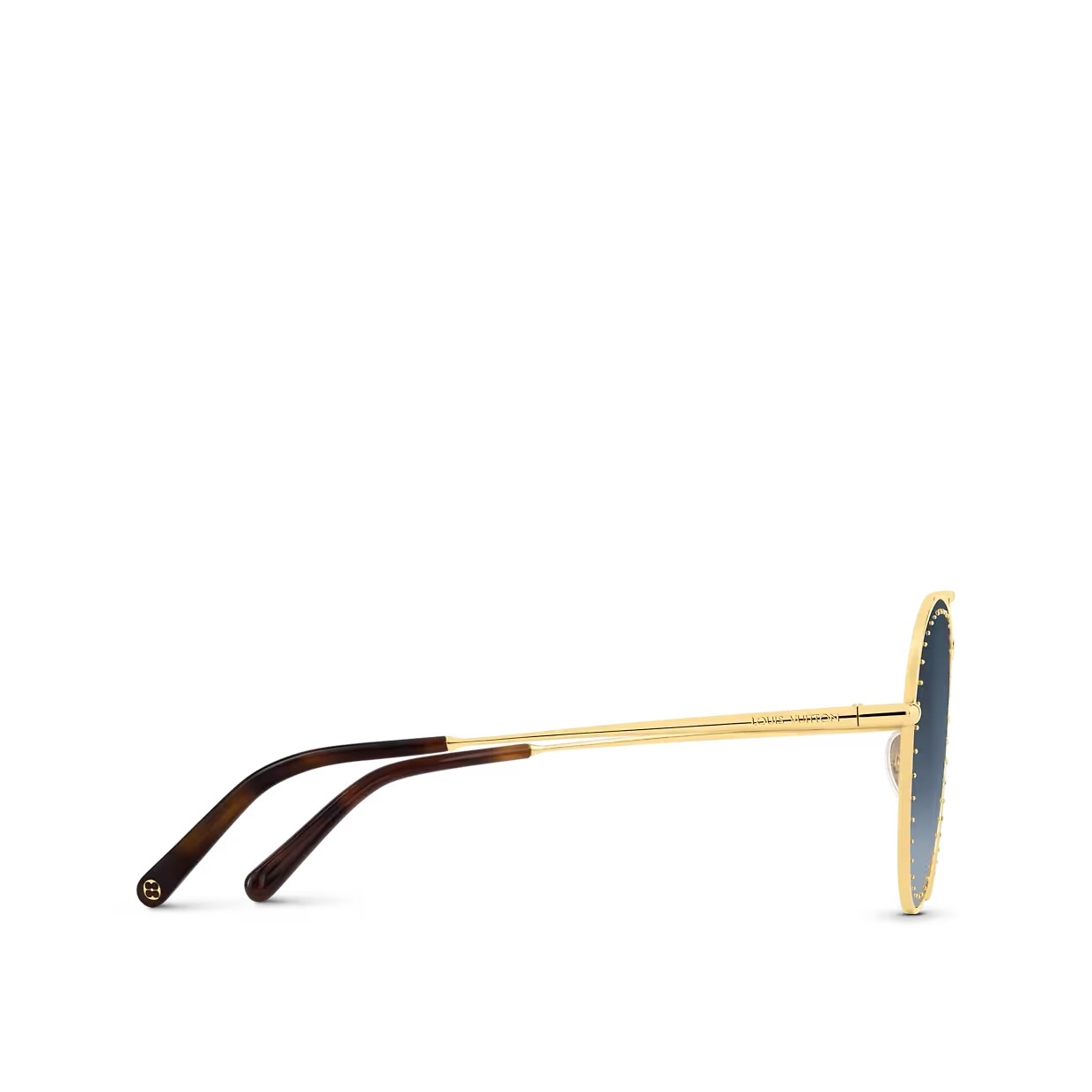 Louis Vuitton 2021 LV Trunk Pilot Sunglasses - Gold Sunglasses