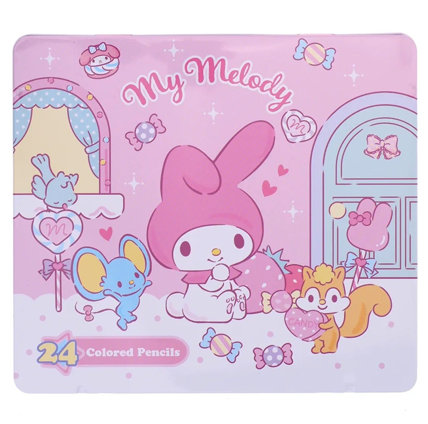 My Melody 24色鐵盒木顏色 9-7864-2