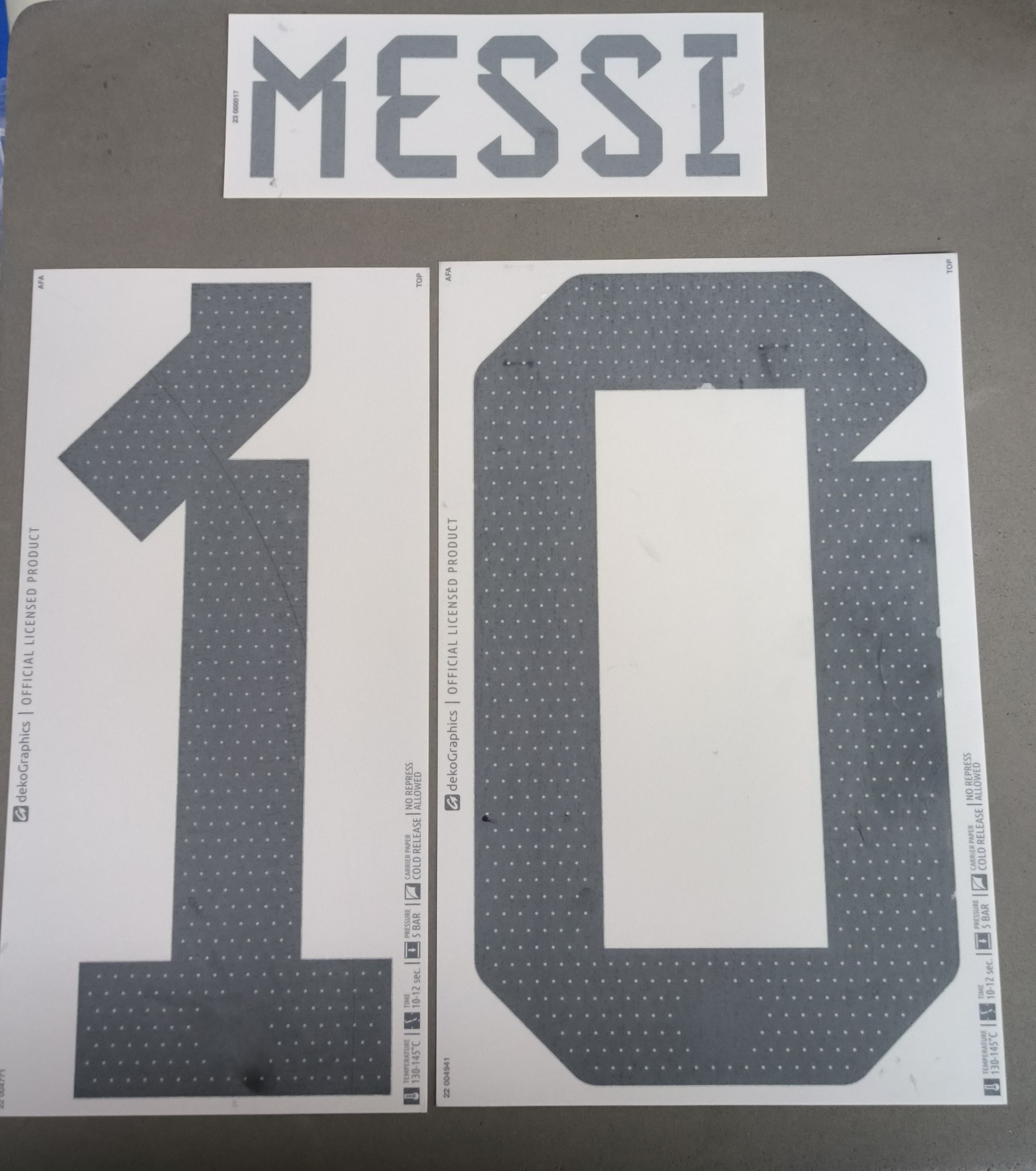 2022世界杯阿根廷主場美斯印字（兩星版）