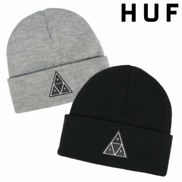 ☆ETW☆【EASY TO WEAR】HUF ESSENTIALS TRIPLE TRIANGLE CUFF BEANIE 毛帽 現貨