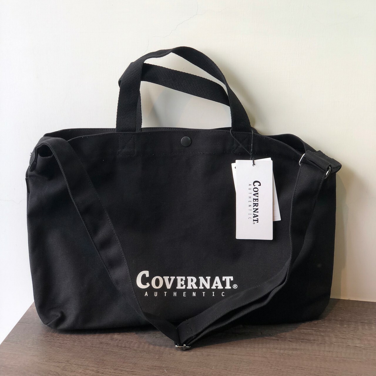 COVERNAT 兩用方形小包 帆布袋 帆布包 包包 背包 CO2101BG10IVF