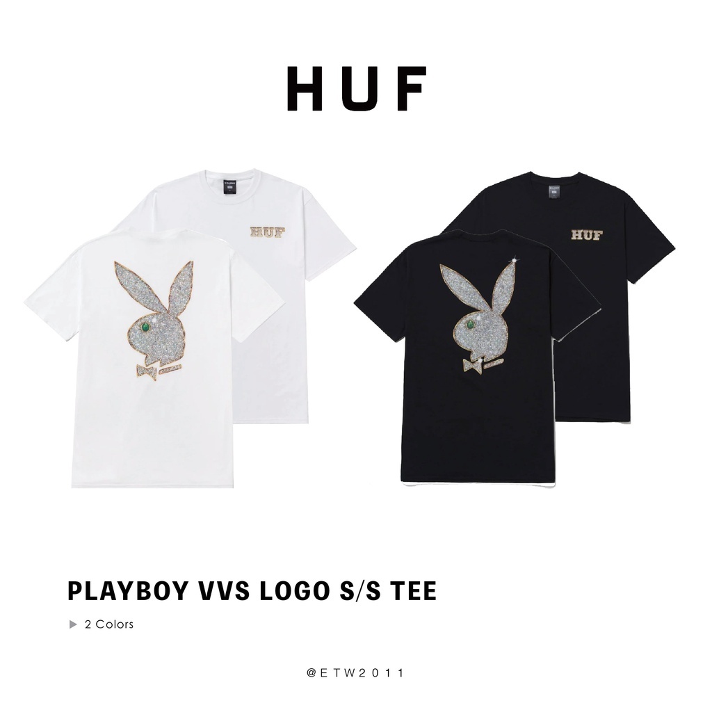 ☆ETW☆【EASY TO WEAR】HUF PLAYBOY VVS LOGO S/S TEE 限量 聯名