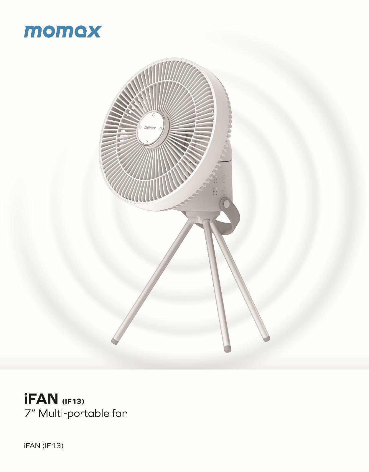 Momax iFan多用途便攜風扇IF13W