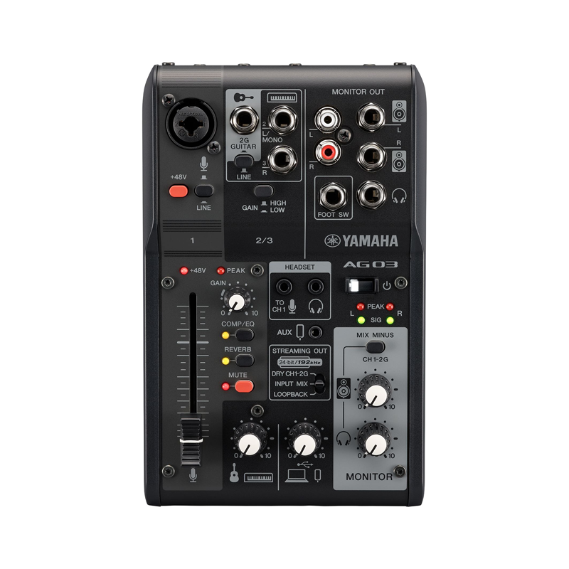 YAMAHA 送錄音專用線AG03MK2 NT1-A 精選組