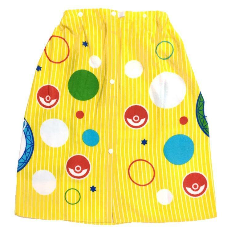 比卡超 兒童上水毛巾-黃色