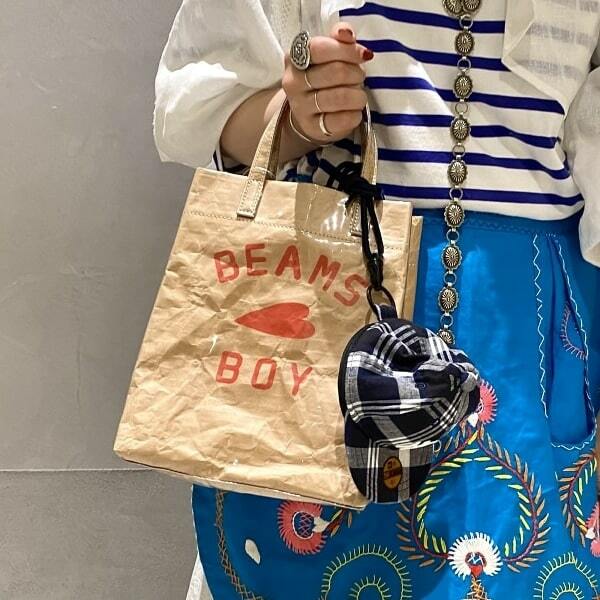 BEAMS / Beams Boy Heart Logo Shopper Bag