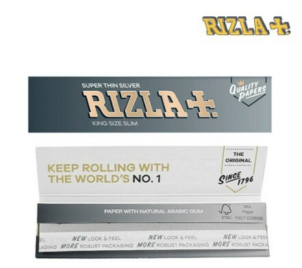 【RIZLA+】英國原裝進口、Super Thin、超薄捲菸紙/捲煙紙、King Size 110mm