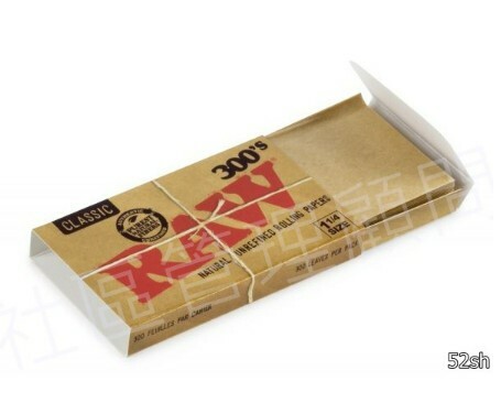 【RAW】原裝進口 300's 經典系列 純天然、無紙味 76mm*44mm 一包300張 (捲菸紙)