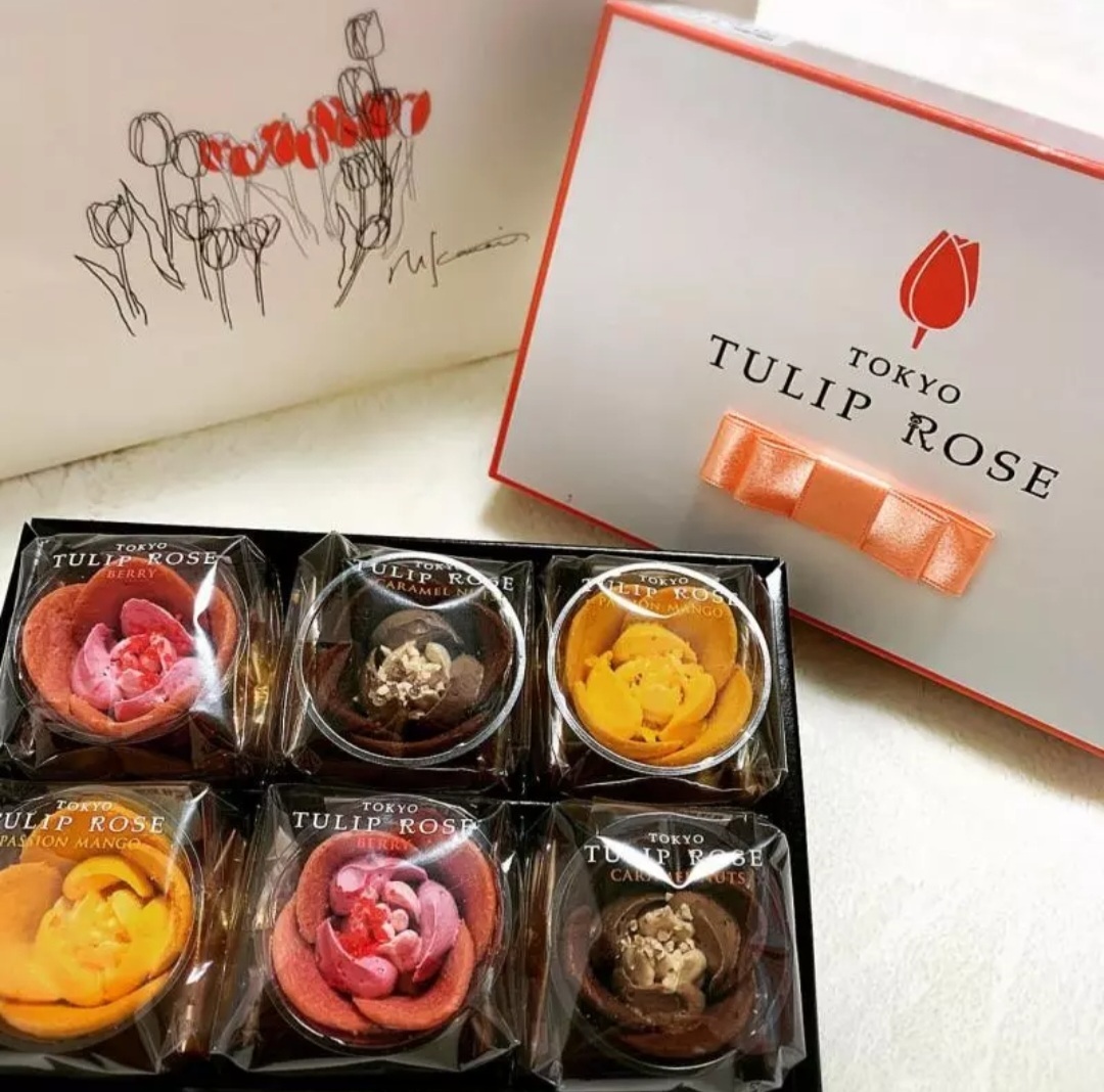Tulip Rose 花花曲奇 6件裝