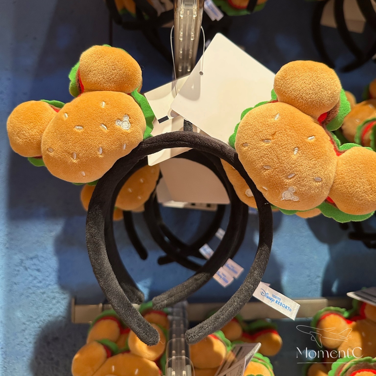 迪士尼樂園連線-米奇漢堡卜包髮箍