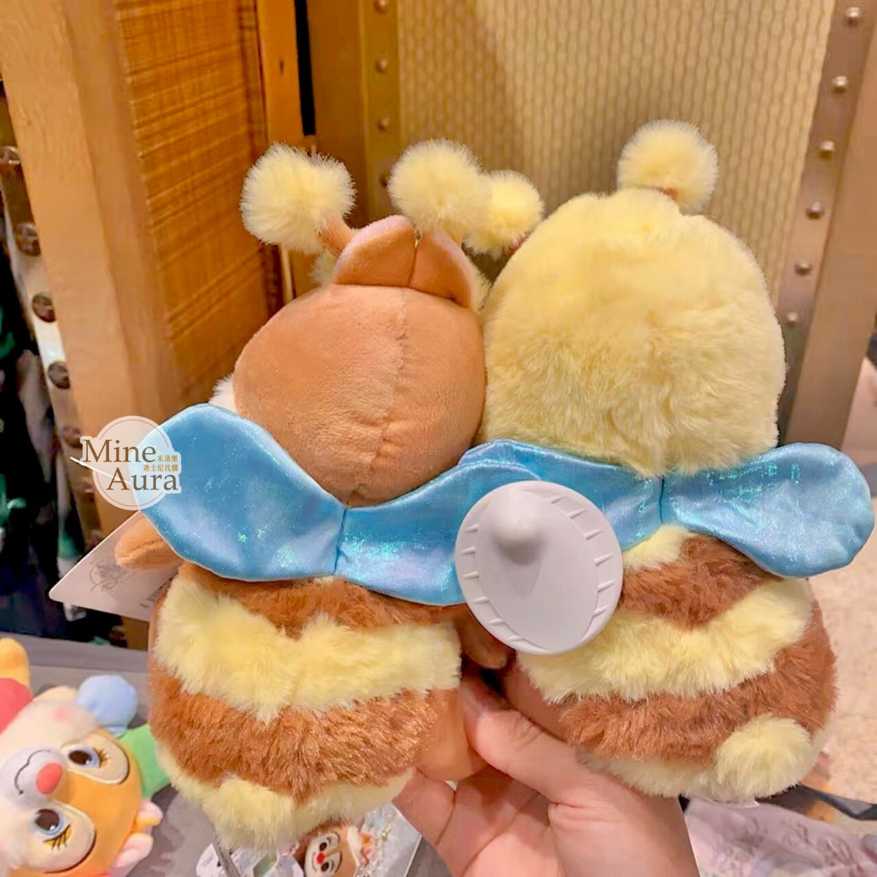 (限時特價) 奇奇蒂蒂 Chip 'n Dale 蜜語花香系列 蜜蜂造型 娃娃 玩偶 -上海迪士尼樂園