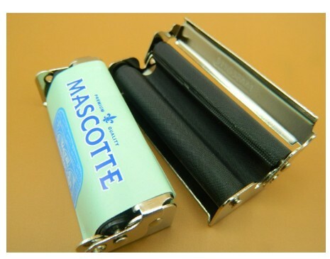 【MASCOTTE】虎牌 70mm 手動 金屬 不鏽鋼 可攜式 捲菸器 捲煙器 菸紙 煙紙 菸嘴 煙嘴 6mm/8mm