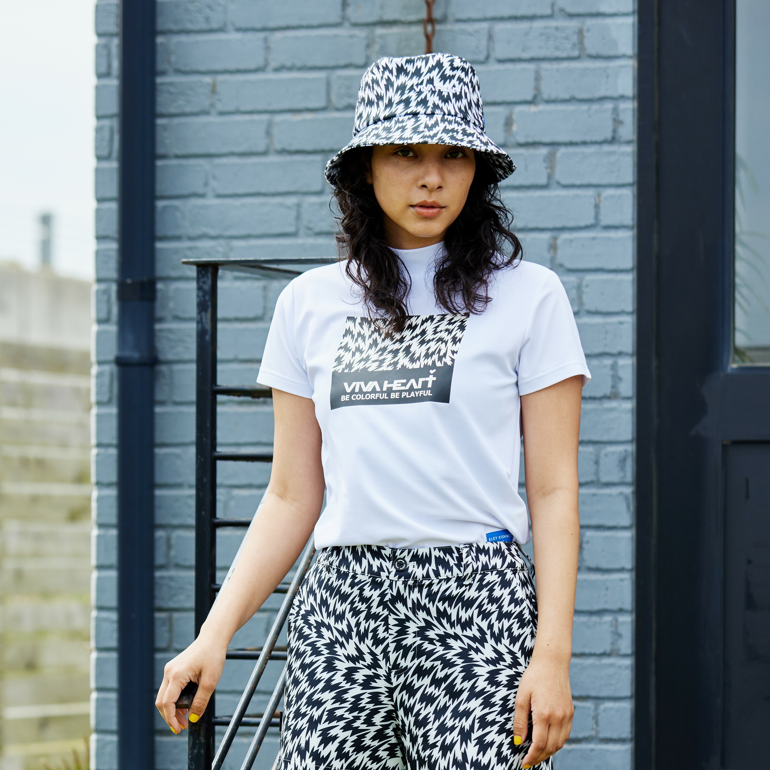 女士 ELEY KISHIMOTO FLASH聯名短袖小高領