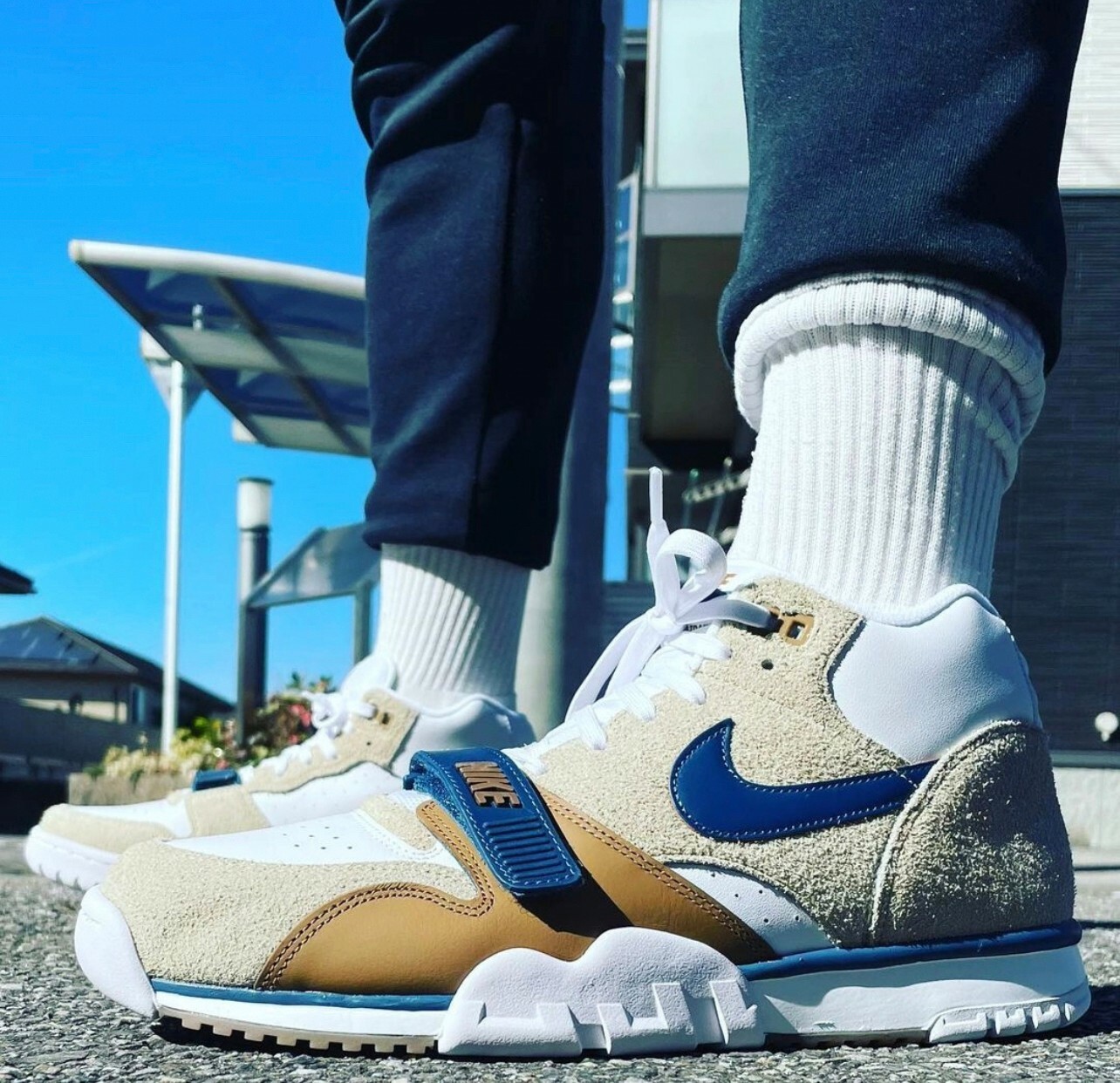 代購 Nike Air Trainer 1"Ale Browm" 復古休閒 訓練鞋 白棕 APR-