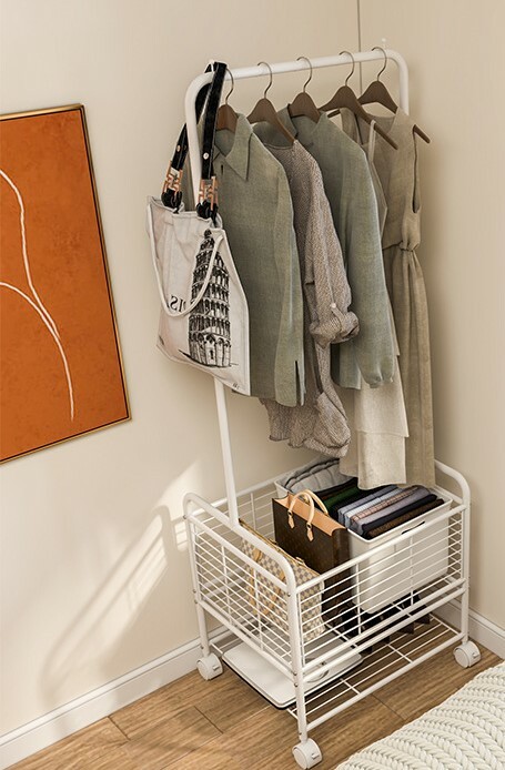 《1921》簡約多功能分區收納衣帽架