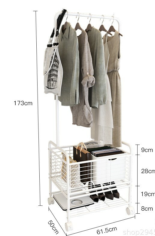 《1921》簡約多功能分區收納衣帽架