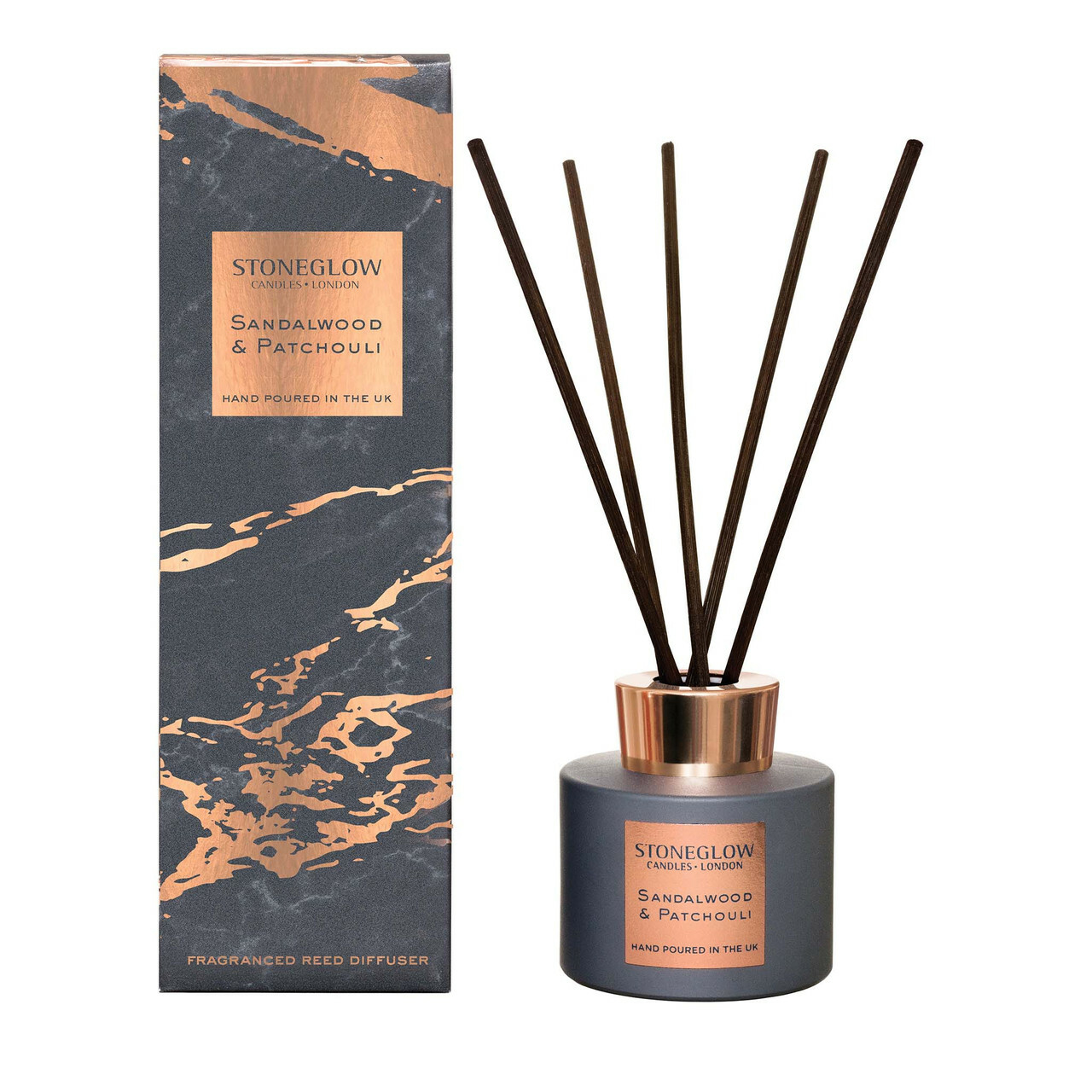 STONEGLOW LUNA - SANDALWOOD & PATCHOULI REED DIFFUSER