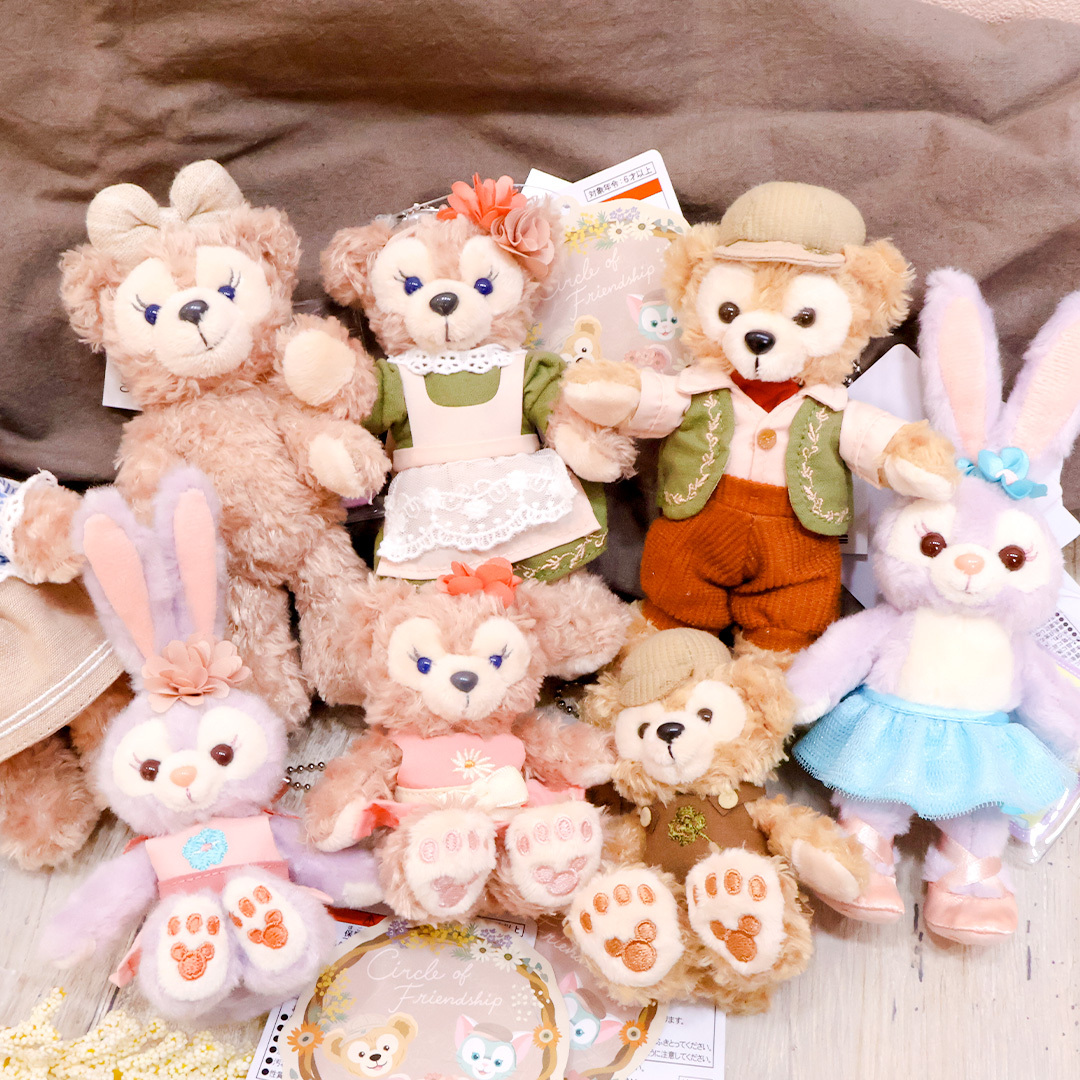 東京海洋迪士尼 達菲 雪莉玫 史黛拉兔 廚師餅乾狗 小海龜 DUFFY 2023春日春季園藝 站姿吊飾鑰匙圈 Disney