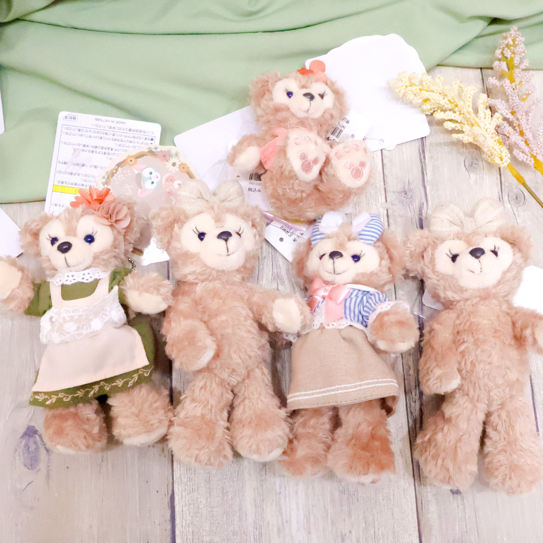 東京海洋迪士尼 達菲 雪莉玫 史黛拉兔 廚師餅乾狗 小海龜 DUFFY 2023春日春季園藝 站姿吊飾鑰匙圈 Disney