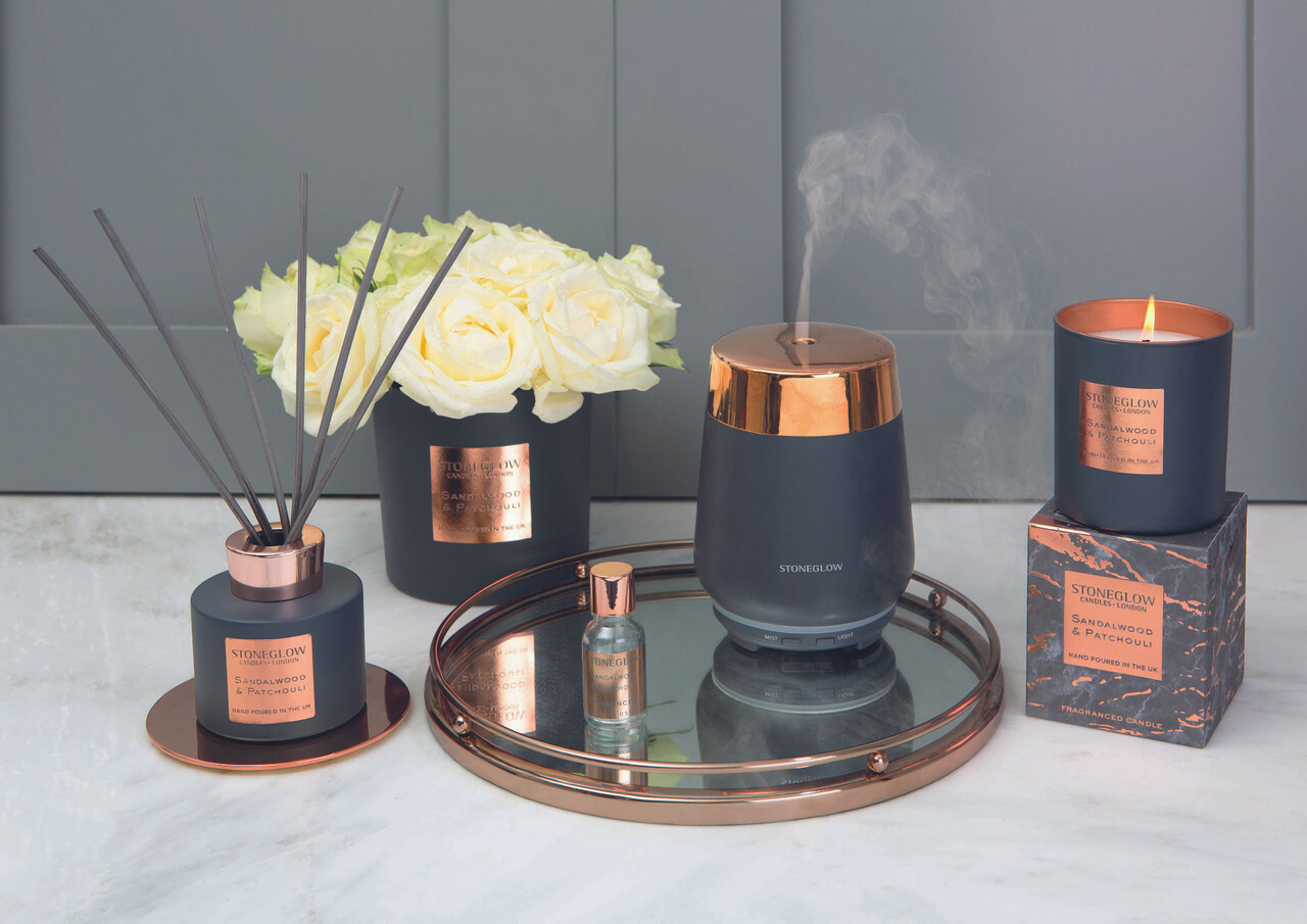 STONEGLOW LUNA - SANDALWOOD & PATCHOULI REED DIFFUSER