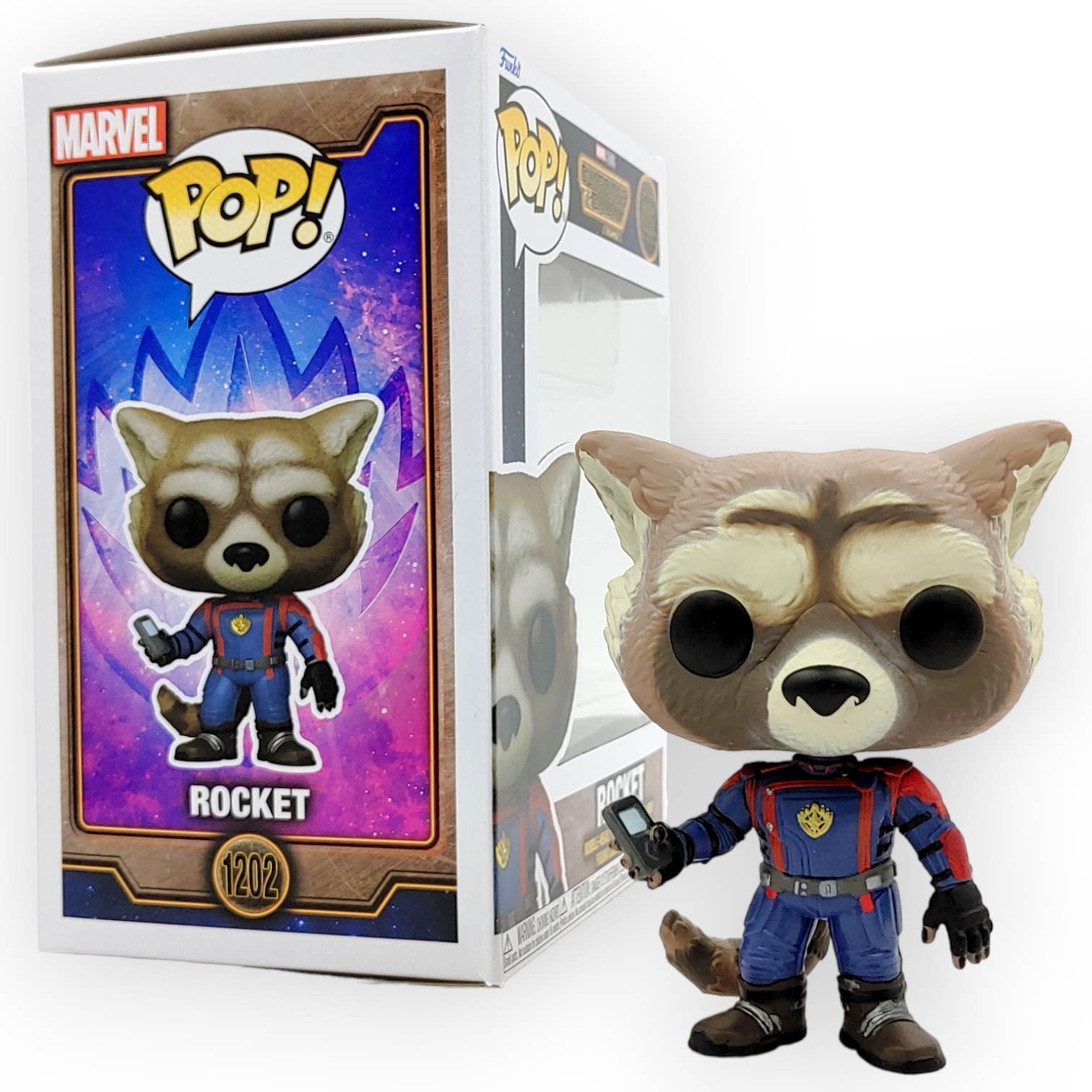 FUNKO POP<銀河守護隊3>火箭浣熊-NO.1202