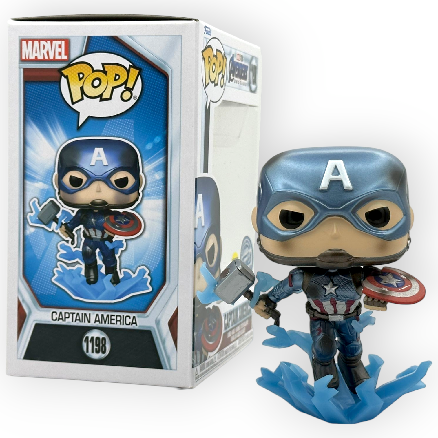 FUNKO POP<復仇者聯盟4>美國隊長(鎚盾)(夜光版)-NO.1198