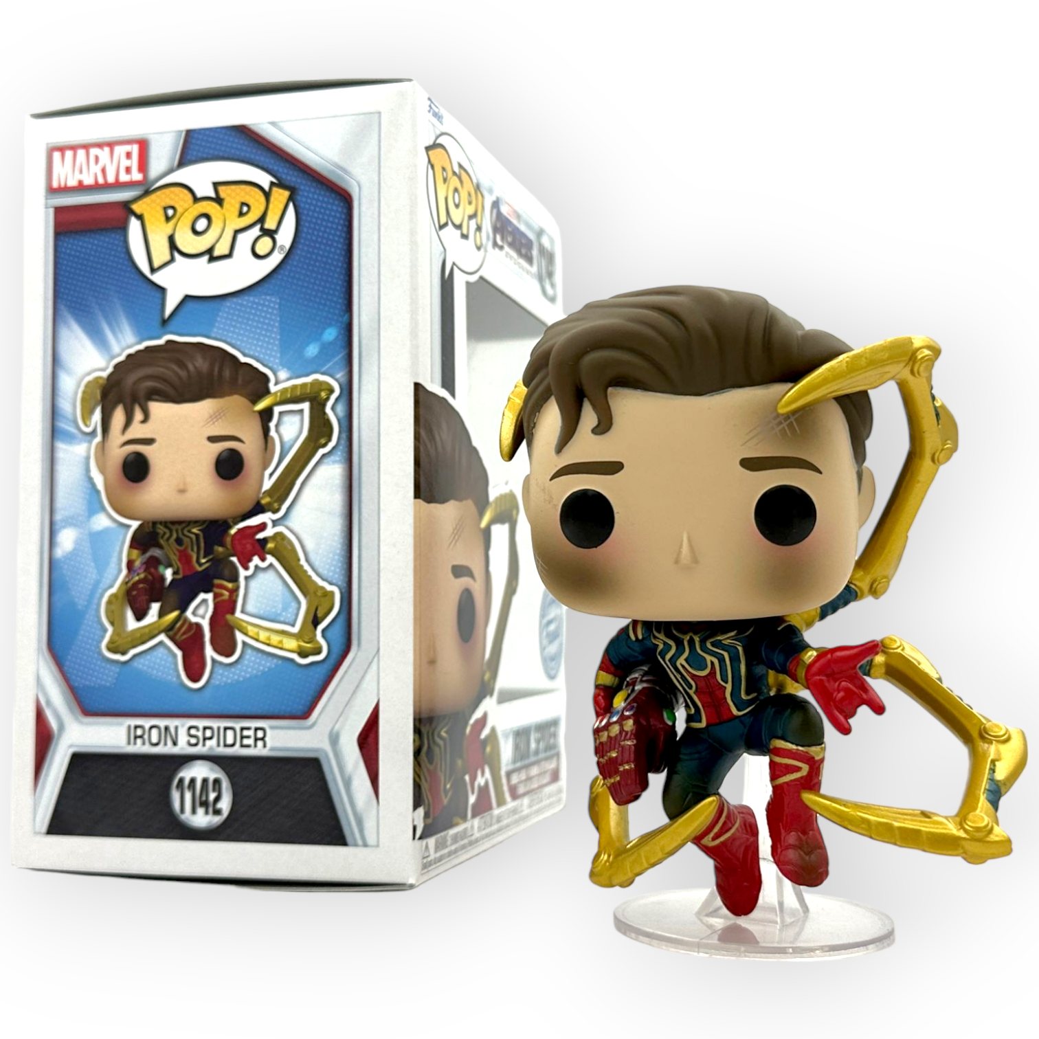 FUNKO POP<復仇者聯盟4>蜘蛛俠(無面具開全爪)-NO.1142